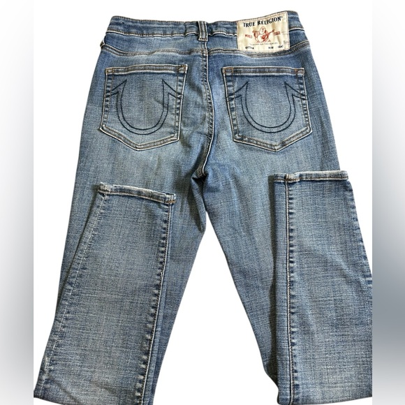 TRUE RELIGION Halle High Rise Super Skinny Jeans Women’s 27‎ Ankle - Picture 8 of 15